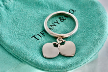 Load image into Gallery viewer, Return To Tiffany &amp; Co. Silver Mini Double Heart Ring Size 6
