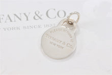 Load image into Gallery viewer, Please Return to Tiffany &amp; Co. Silver  Replacement Circle Charm Pendant
