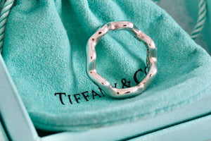 Tiffany & Co. Paloma Picasso Silver Zig Zag Band Ring