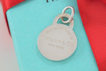 Load image into Gallery viewer, Please Return to Tiffany &amp; Co. Silver  Replacement Circle Charm Pendant
