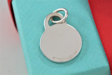 Load image into Gallery viewer, Please Return to Tiffany &amp; Co. Silver  Replacement Circle Charm Pendant
