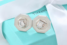Load image into Gallery viewer, Tiffany &amp; Co. Mens Silver  &#39;&#39;Maker of Excellence&#39;&#39; Octagon Cup Cufflinks
