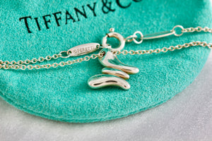 Tiffany & Co. Elsa Peretti Silver Nature Butterfly Pendant Necklace