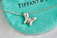 Load image into Gallery viewer, Tiffany &amp; Co. Elsa Peretti Silver Nature Butterfly Pendant Necklace
