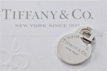 Load image into Gallery viewer, Please Return to Tiffany &amp; Co. Silver  Replacement Circle Charm Pendant
