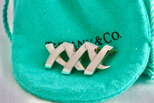 Load image into Gallery viewer, Tiffany &amp; Co. Paloma Picasso Silver Triple x Kisses Pin Brooch
