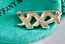 Load image into Gallery viewer, Tiffany &amp; Co. Paloma Picasso Silver Triple x Kisses Pin Brooch
