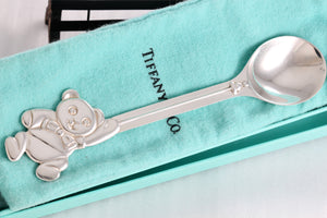 Tiffany & Co. Silver Children's Teddy Bear Spoon Silverware