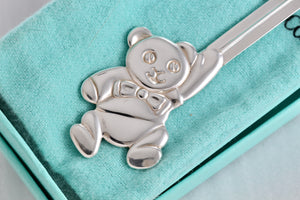 Tiffany & Co. Silver Children's Teddy Bear Spoon Silverware