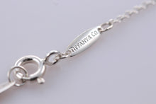 Load image into Gallery viewer, Tiffany &amp; Co. Elsa Peretti Silver Alphabet Letter &quot;B&quot; Pendant Necklace
