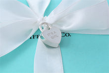 Load image into Gallery viewer, Tiffany &amp; Co. Silver &#39;&#39;Its A Girl&#39;&#39; Heart Padlock Pendant
