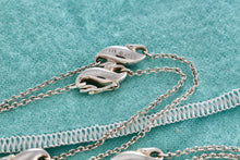 Load image into Gallery viewer, Tiffany &amp; Co. Elsa Peretti Silver Seahorse Link 26&quot; Chain Necklace
