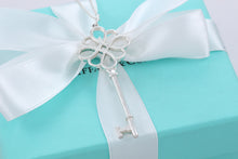 Load image into Gallery viewer, Tiffany &amp; Co. Silver Large Knot Key Pendant Necklace
