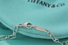 Load image into Gallery viewer, Tiffany &amp; Co. 18K Gold &amp; Silver Small Keyhole Circle Padlock Charm Bracelet
