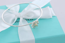 Load image into Gallery viewer, Tiffany &amp; Co. Paloma Picasso Gold &amp; Silver Daisy Flower Hook Bangle Bracelet
