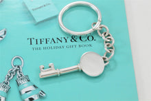 Load image into Gallery viewer, Tiffany &amp; Co. Silver Vintage Oval Key Pendant Keychain
