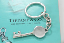 Load image into Gallery viewer, Tiffany &amp; Co. Silver Vintage Oval Key Pendant Keychain
