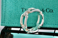 Load image into Gallery viewer, Tiffany &amp; Co. Silver Signature &quot;X&quot; Open Band Ring

