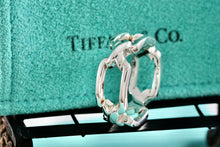 Load image into Gallery viewer, Tiffany &amp; Co. Silver Signature &quot;X&quot; Open Band Ring
