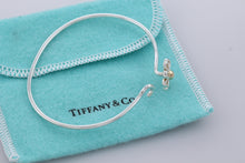 Load image into Gallery viewer, Tiffany &amp; Co. Paloma Picasso Gold &amp; Silver Daisy Flower Hook Bangle Bracelet
