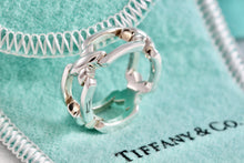 Load image into Gallery viewer, Tiffany &amp; Co. Silver Signature &quot;X&quot; Open Band Ring
