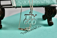 Load image into Gallery viewer, Tiffany &amp; Co. Silver &quot;Try God&quot; Pendant Necklace
