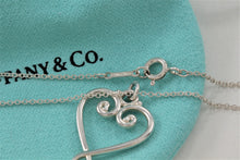 Load image into Gallery viewer, Tiffany &amp; Co. Paloma Picasso Silver Venezia Goldoni Heart Necklace
