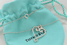 Load image into Gallery viewer, Tiffany &amp; Co. Paloma Picasso Silver Venezia Goldoni Heart Necklace
