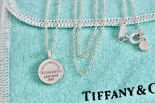 Load image into Gallery viewer, Return To Tiffany &amp; Co. Silver Mini Circle Pendant Necklace
