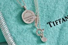Load image into Gallery viewer, Return To Tiffany &amp; Co. Silver Mini Circle Pendant Necklace
