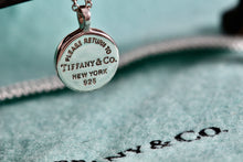 Load image into Gallery viewer, Return To Tiffany &amp; Co. Silver Mini Circle Pendant Necklace
