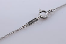 Load image into Gallery viewer, Tiffany &amp; Co. Nature Silver Blue Enamel Daisy Round Charm Necklace
