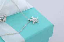 Load image into Gallery viewer, Tiffany &amp; Co. Elsa Peretti Silver Mini Starfish Pendant Necklace

