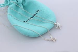 Tiffany & Co. Elsa Peretti Silver Mini Starfish Pendant Necklace