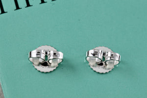 Tiffany & Co. Sterling Silver (2) Round Pie Crust Earring backs