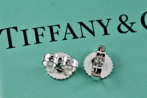 Tiffany & Co. Sterling Silver (2) Round Pie Crust Earring backs