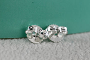 Tiffany & Co. Sterling Silver (2) Round Pie Crust Earring backs