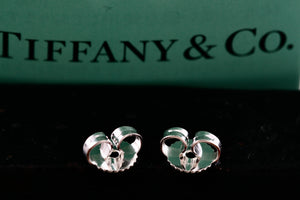 Tiffany & Co. Sterling Silver (2) Round Pie Crust Earring backs