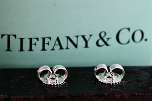 Tiffany & Co. Sterling Silver (2) Round Pie Crust Earring backs