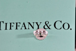 Tiffany & Co. Sterling Silver (1) Single Round Pie Crust Earring Back