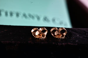 Tiffany & Co. 18K Gold (2) Round Pie Crust Earring Back