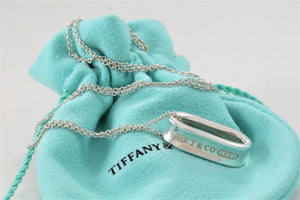 Tiffany & Co. 1837 Silver Loop Pendant Necklace