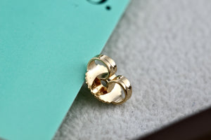 Tiffany & Co. 18K Gold (1) Single Round Pie Crust Earring Back