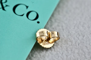 Tiffany & Co. 18K Gold (1) Single Round Pie Crust Earring Back