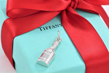 Load image into Gallery viewer, Tiffany &amp; Co. 1837 Silver Champagne Bottle Charm Pendant
