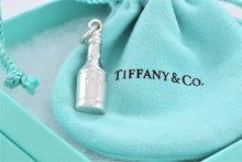 Load image into Gallery viewer, Tiffany &amp; Co. 1837 Silver Champagne Bottle Charm Pendant
