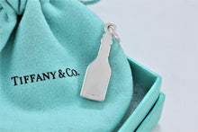 Load image into Gallery viewer, Tiffany &amp; Co. 1837 Silver Champagne Bottle Charm Pendant
