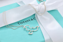 Load image into Gallery viewer, Tiffany &amp; Co. Paloma Picasso Silver Dove Bird Necklace
