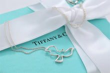 Load image into Gallery viewer, Tiffany &amp; Co. Paloma Picasso Silver Dove Bird Necklace

