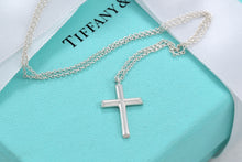 Load image into Gallery viewer, Tiffany &amp; Co. Paloma Picasso Tenderness Heart Mini Cross Necklace
